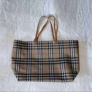 Vintage Burberry Mini Tote